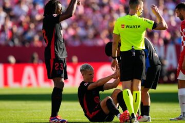 Barcelona’s Dani Olmo out for 4 weeks with hamstring injury